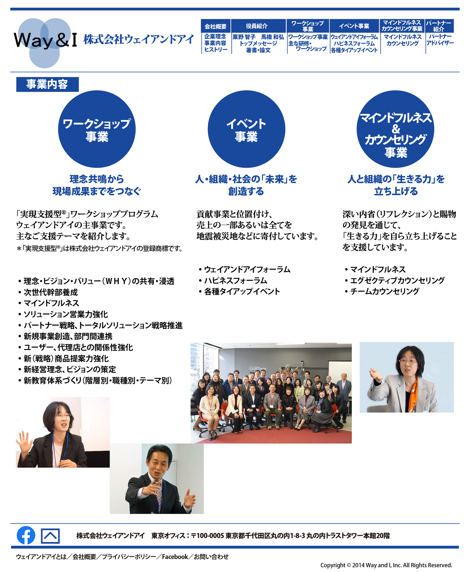 株式会社ウエイアンドアイ　事業内容