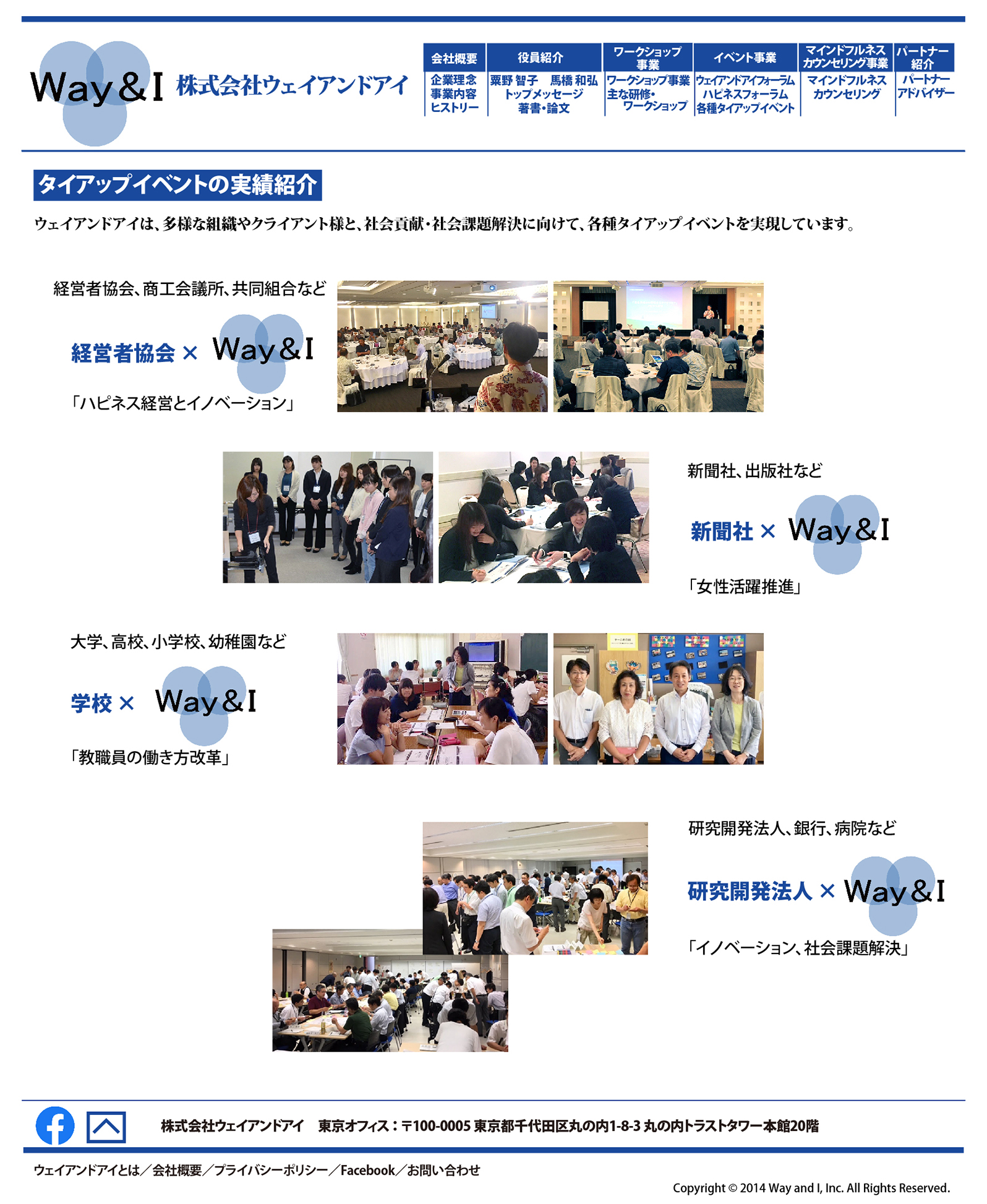 株式会社ウェイアンドアイ タイアップイベント